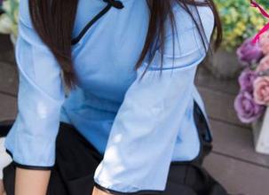 UGirls尤果网 - 把高跟鞋穿出新花样，原图分享李思宁的“踩过的风景扇”！