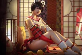 用啊日日_Ganlory的圣诞兔写真给你的节日加点兔子气息，想下载吗？