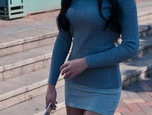 魔镜街拍 - 办公室的粉裙散步——婷婷的销售主管图包更新丛书